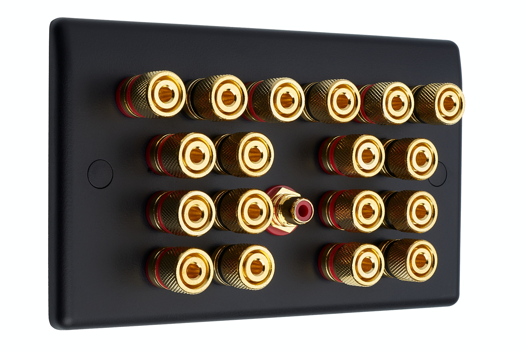 Prise Rca sans Soudure Requis 5.1 Son Surround HautParleur Mural avec